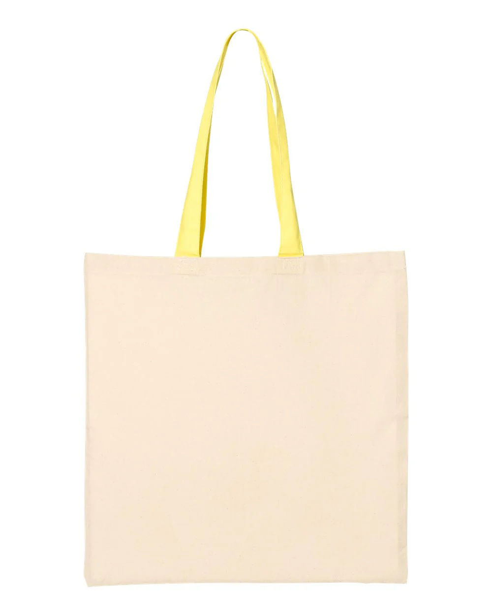 Q-Tees-QTB6000-Economical Tote with Contrast-Color Handles - Image 32