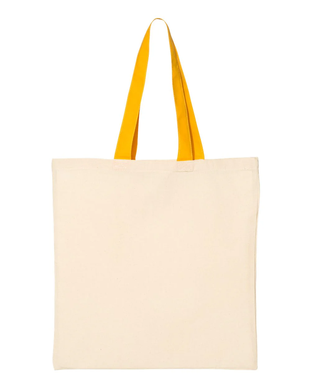 Q-Tees-QTB6000-Economical Tote with Contrast-Color Handles - Image 9