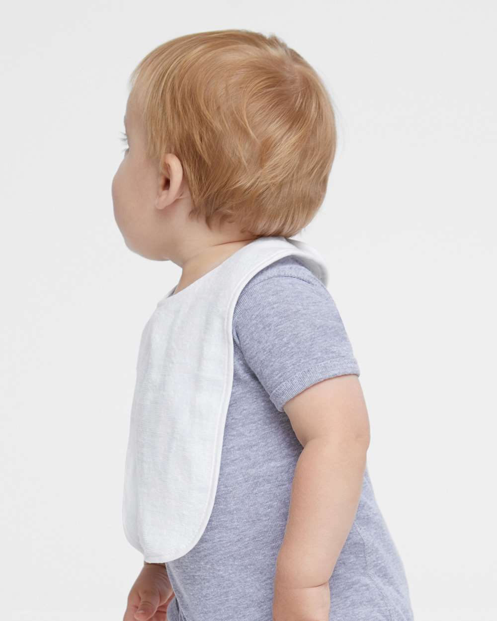 Rabbit Skins-1003-Infant Contrast Trim Terry Bib - Image 10