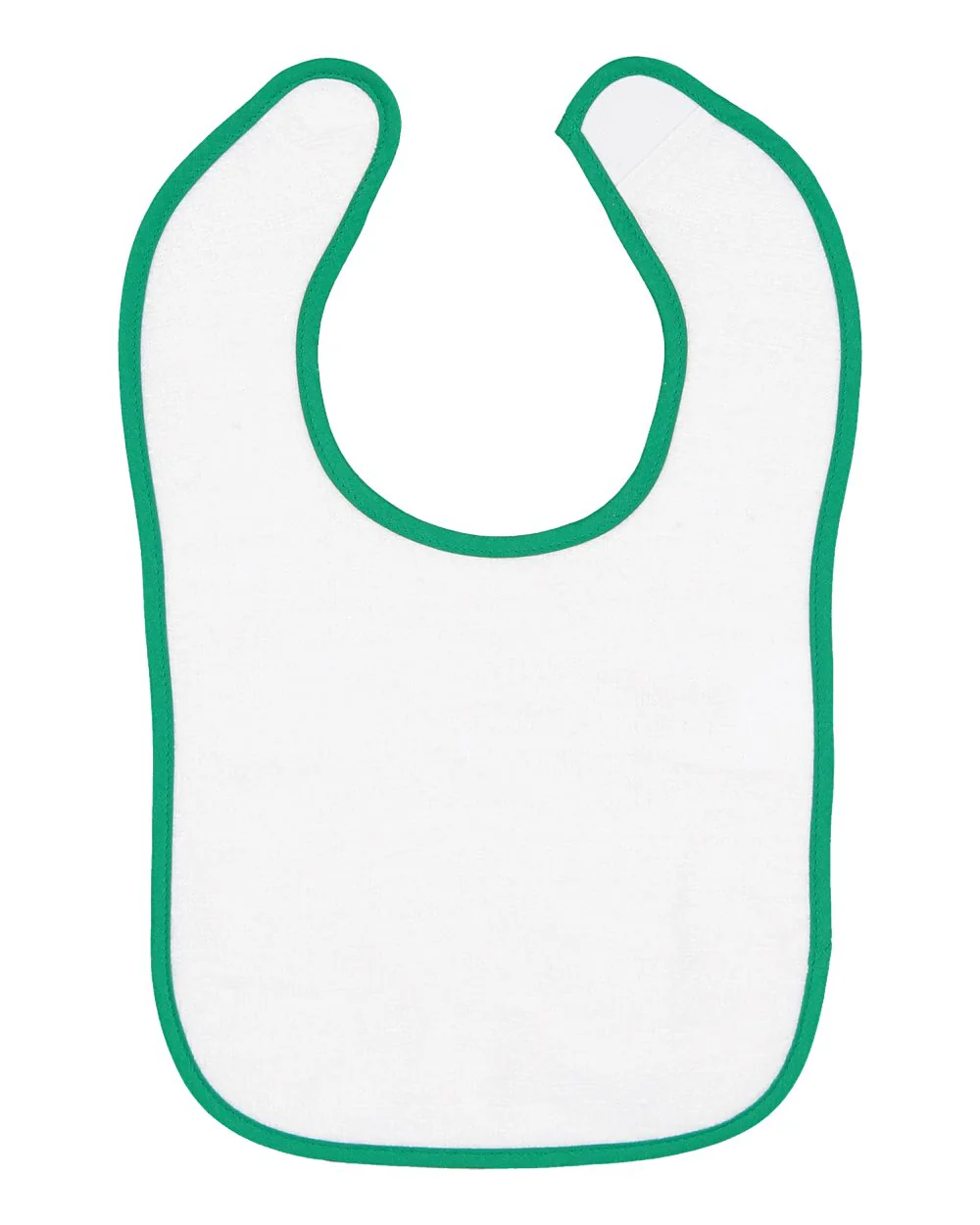 Rabbit Skins-1003-Infant Contrast Trim Terry Bib - Image 3