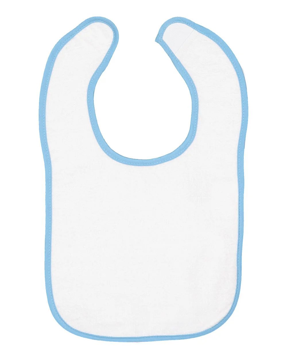 Rabbit Skins-1003-Infant Contrast Trim Terry Bib - Image 4