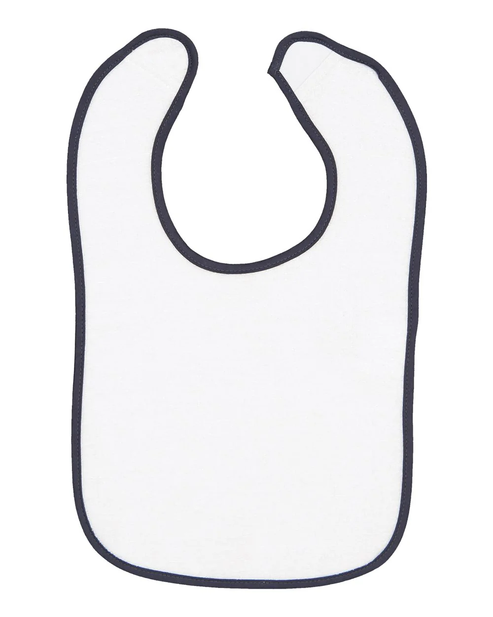 Rabbit Skins-1003-Infant Contrast Trim Terry Bib - Image 5