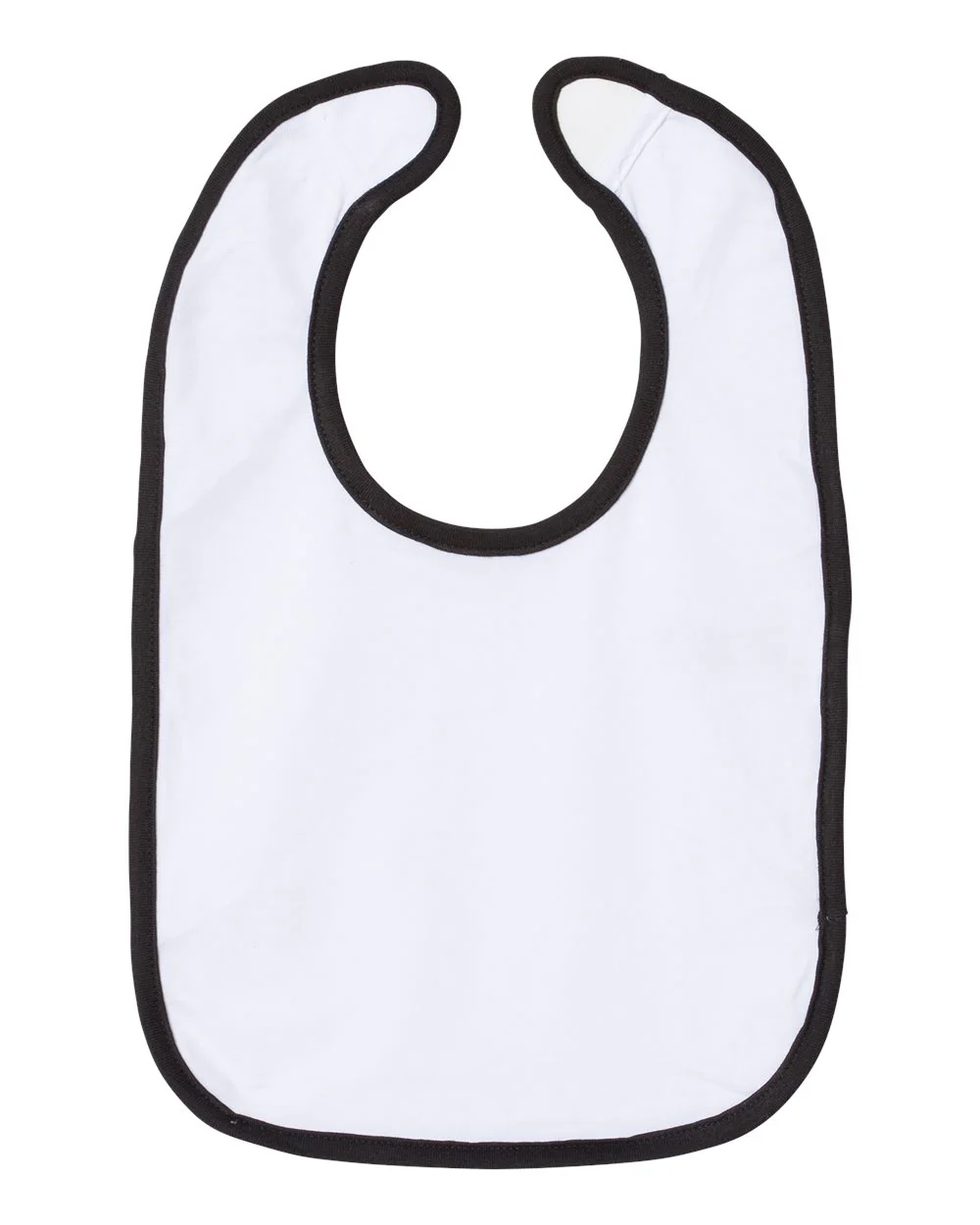 Rabbit Skins-1004-Infant Contrast Trim Premium Jersey Bib - Image 4