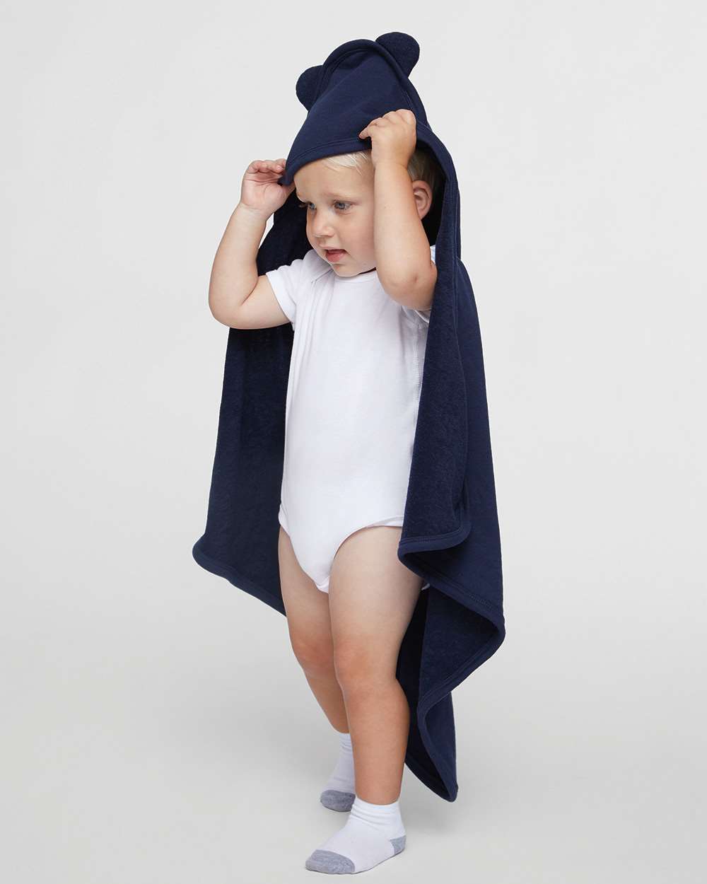 Rabbit Skins-1013-Terry Cloth Hooded Towel with Ears - Image 9