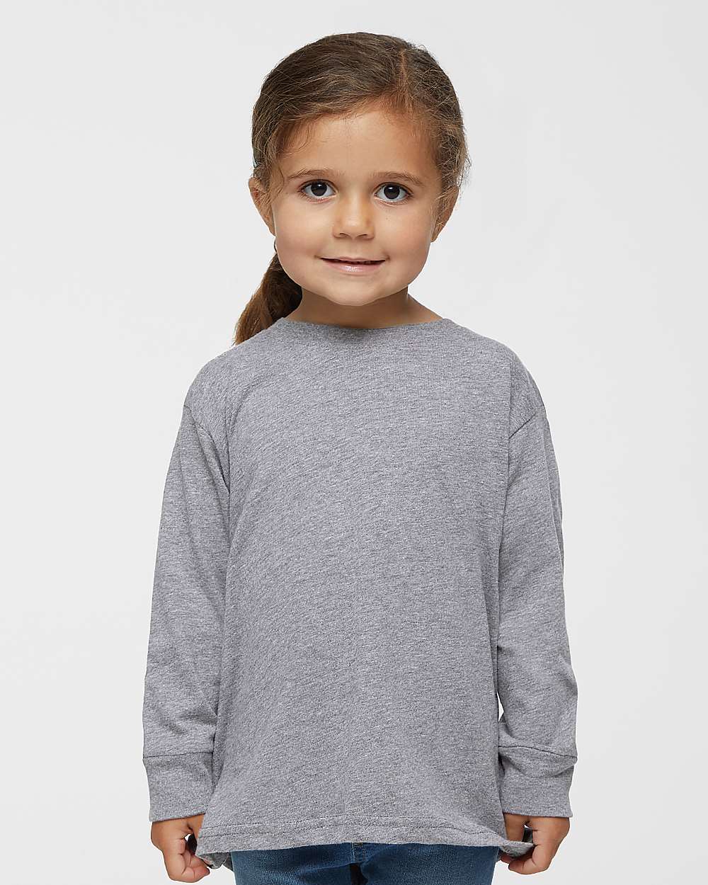 Rabbit Skins-3302-Toddler Fine Jersey Long Sleeve Tee - Image 17
