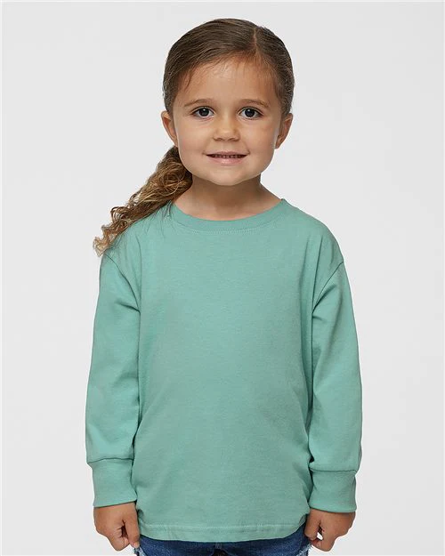 Rabbit Skins-3302-Toddler Fine Jersey Long Sleeve Tee - Image 51