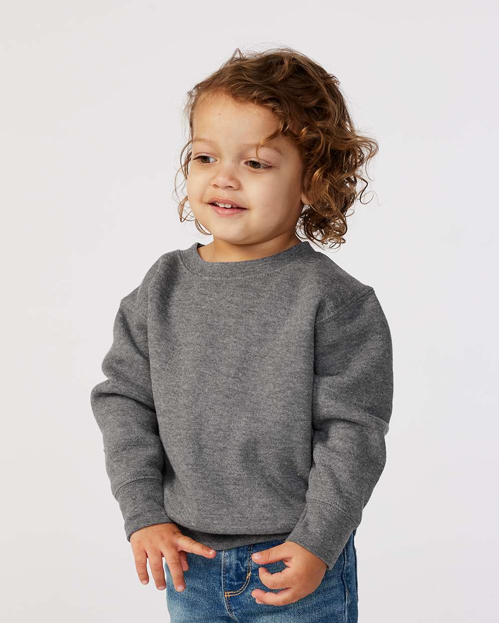 Rabbit Skins-3317-Toddler Fleece Crewneck Sweatshirt - Image 17