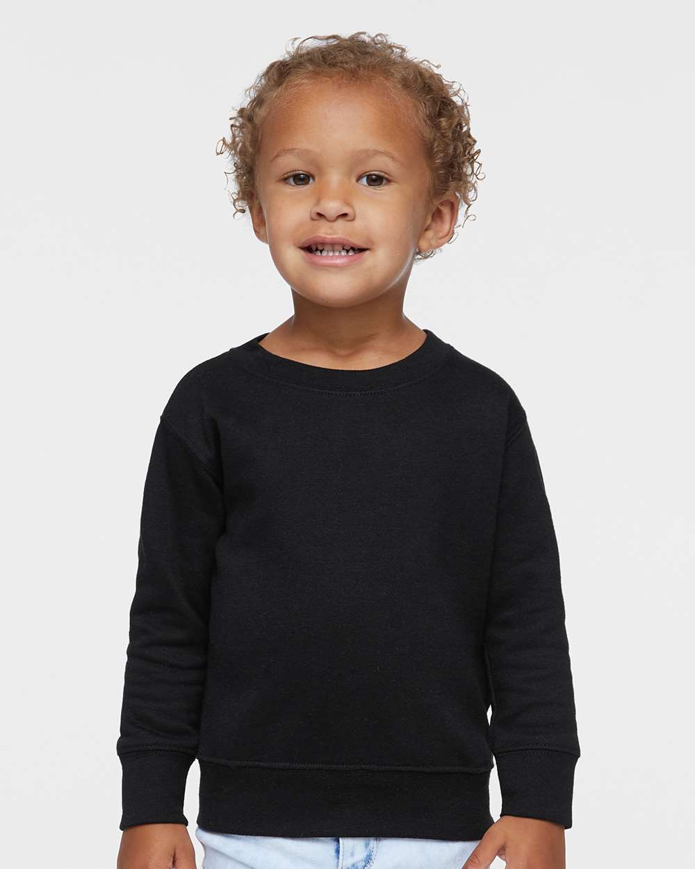 Rabbit Skins-3317-Toddler Fleece Crewneck Sweatshirt - Image 4
