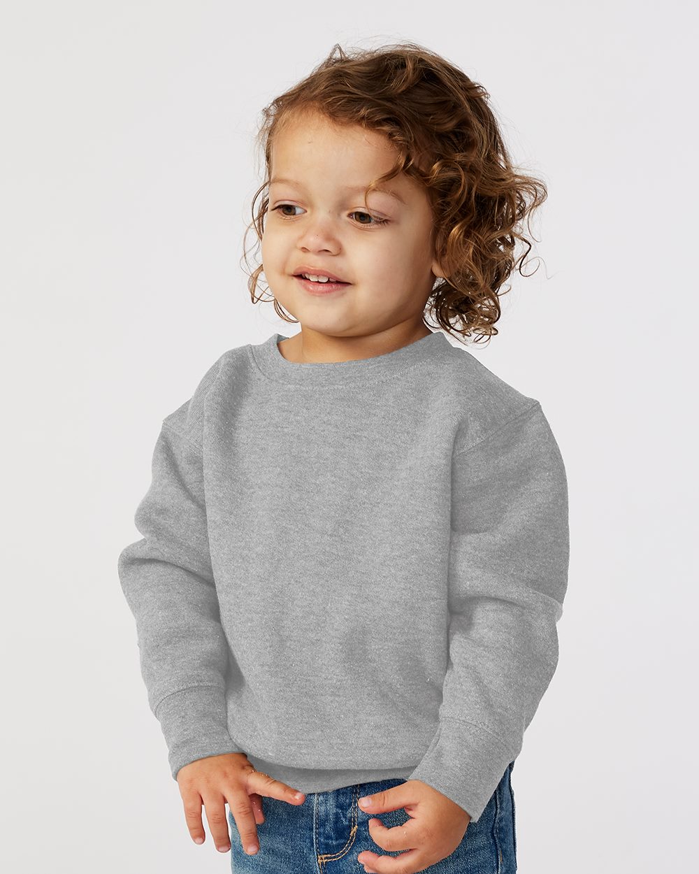 Rabbit Skins-3317-Toddler Fleece Crewneck Sweatshirt - Image 7