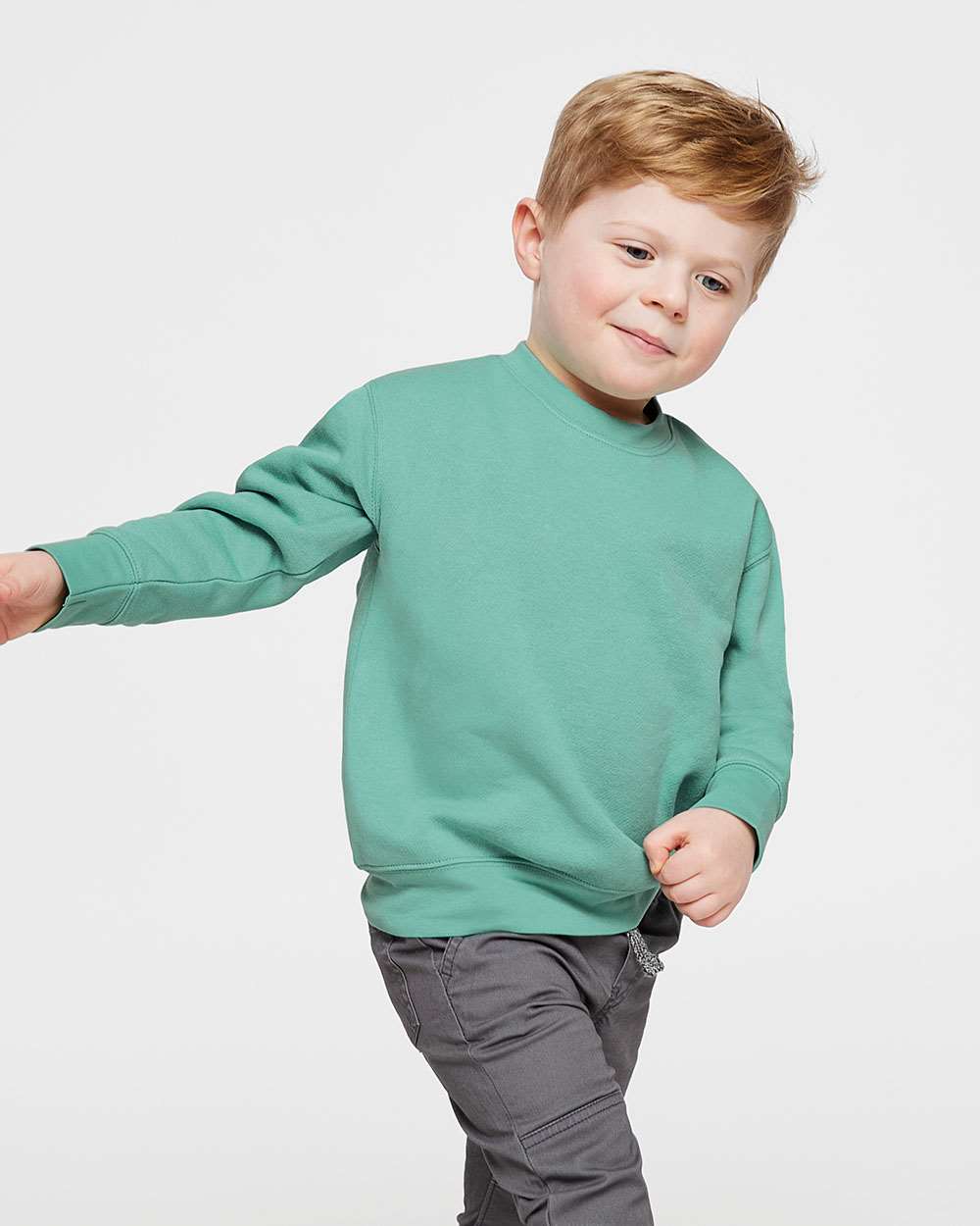 Rabbit Skins-3317-Toddler Fleece Crewneck Sweatshirt - Image 71