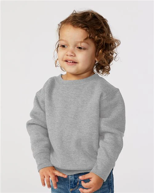 Rabbit Skins-3317-Toddler Fleece Crewneck Sweatshirt - Image 90