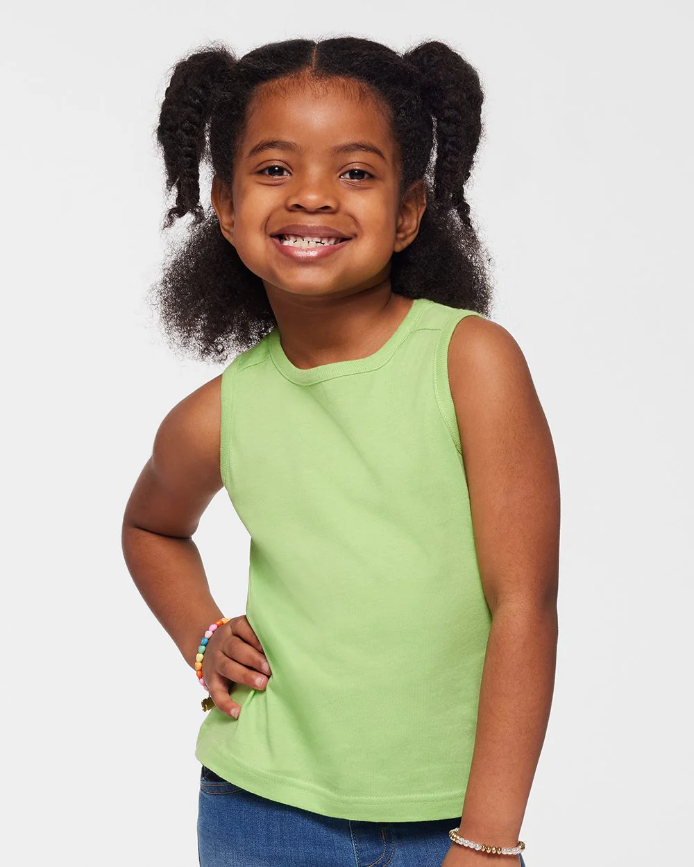 Rabbit Skins-3323-Toddler Fine Jersey Tank - Image 6