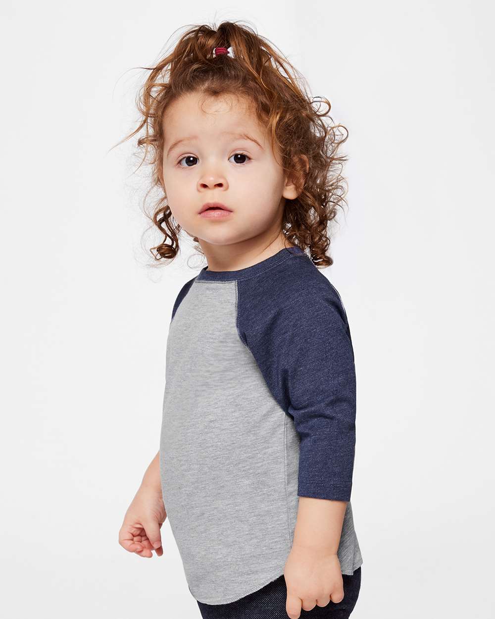 Rabbit Skins-3330-Toddler Baseball Fine Jersey Three-Quarter Sleeve Tee - Image 15