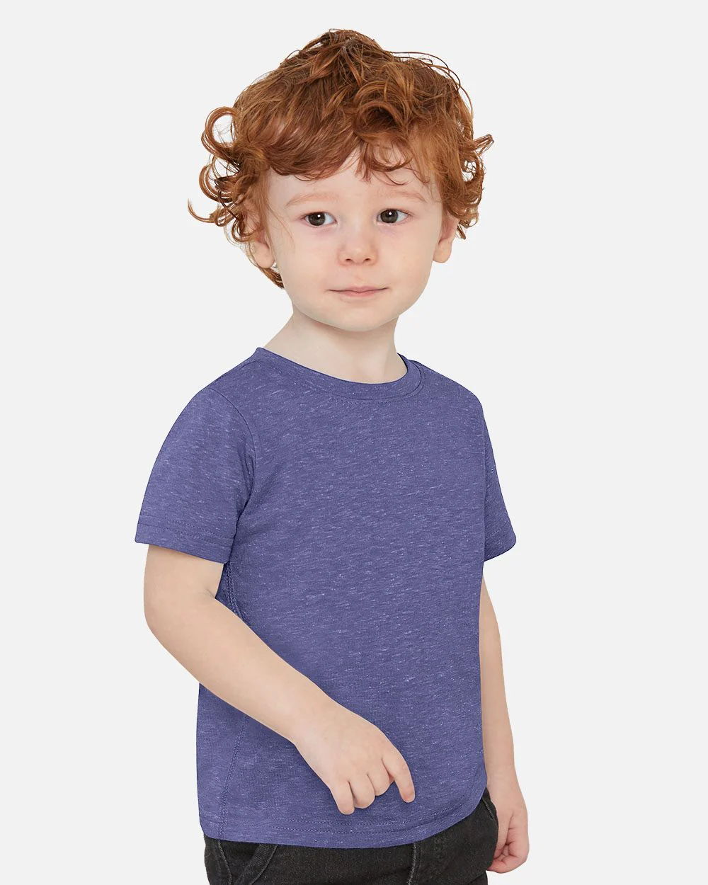 Rabbit Skins-3391-Toddler Harborside Mélange T-Shirt - Image 4