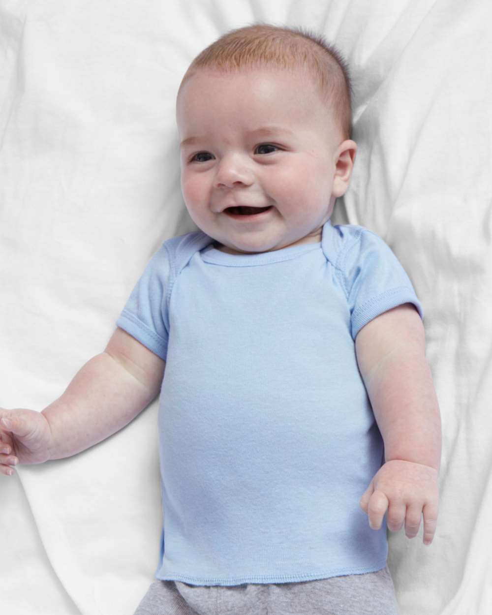 Rabbit Skins-3400-Infant Baby Rib Tee - Image 4