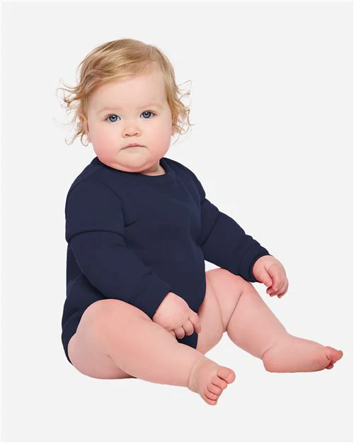 Rabbit Skins-3421-Infant Fleece Bodysuit - Image 2