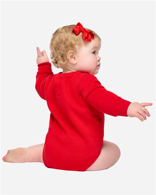 Rabbit Skins-3421-Infant Fleece Bodysuit - Image 25