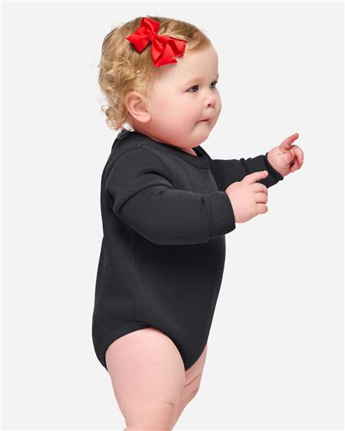 Rabbit Skins-3421-Infant Fleece Bodysuit - Image 9