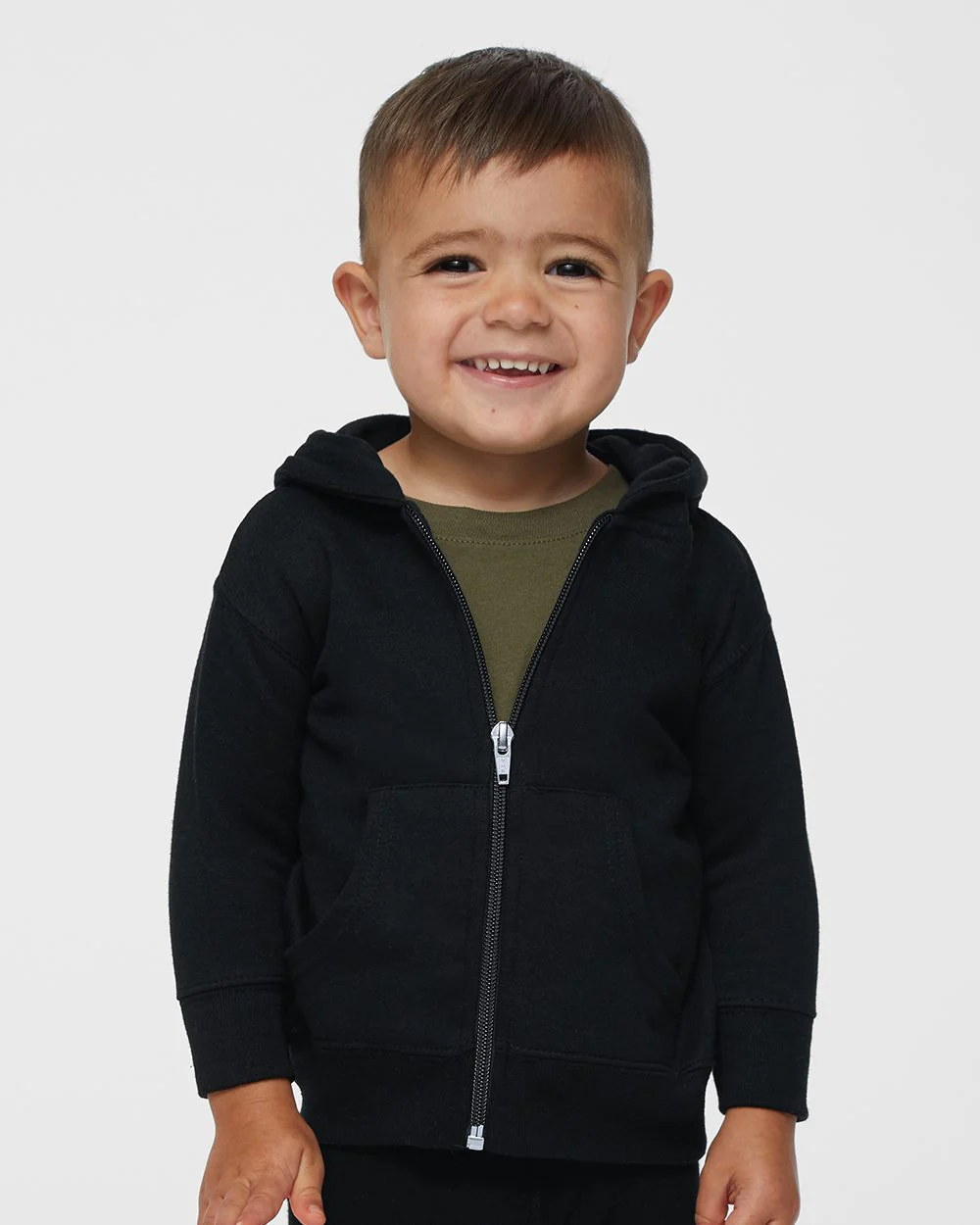Rabbit Skins-3446-Infant Full-Zip Fleece Hoodie - Image 4