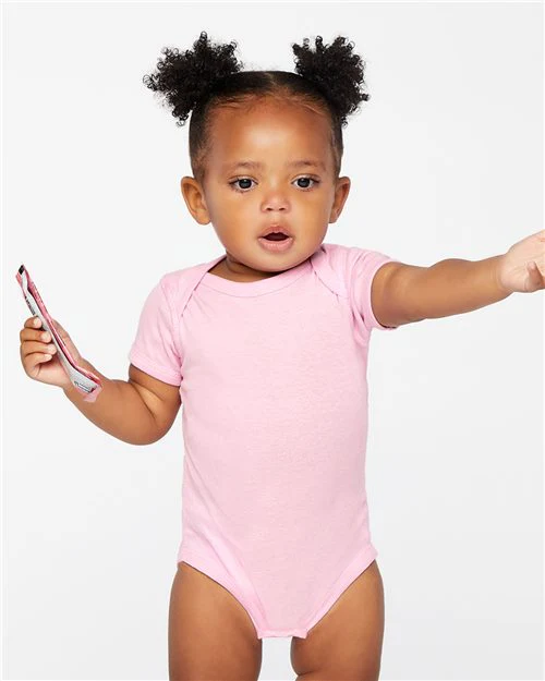 Rabbit Skins-4400-Infant Baby Rib Bodysuit - Image 123
