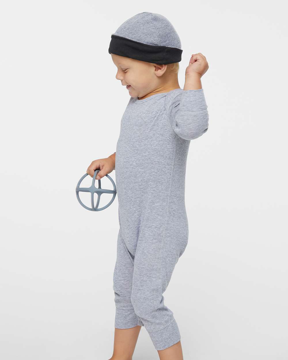 Rabbit Skins-4412-Infant Long Legged Baby Rib Bodysuit - Image 10