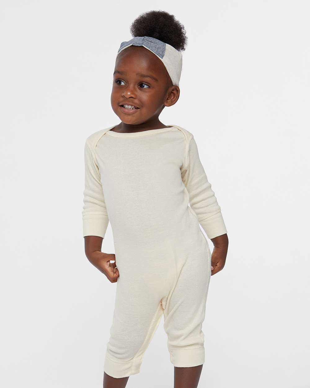Rabbit Skins-4412-Infant Long Legged Baby Rib Bodysuit - Image 14