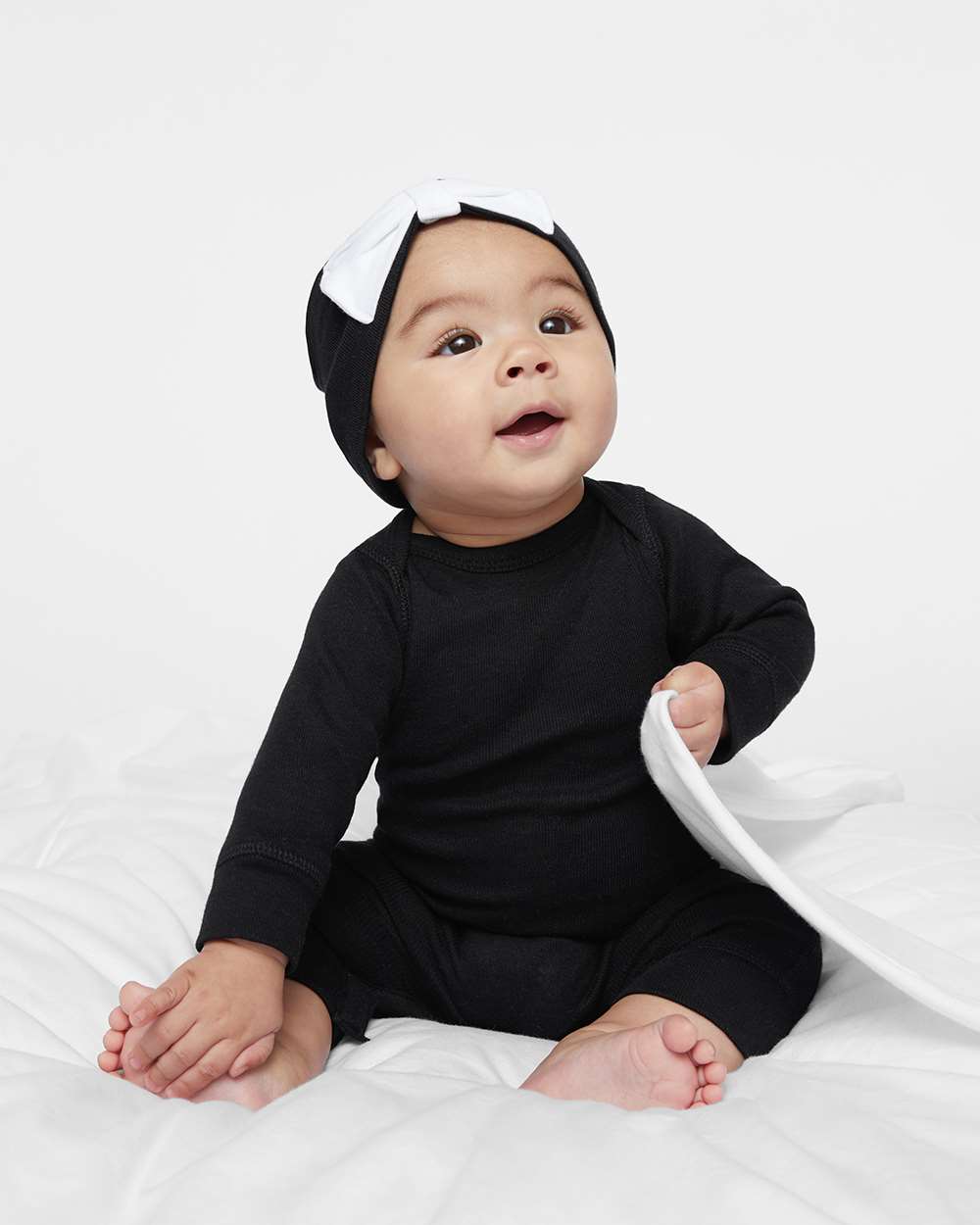 Rabbit Skins-4412-Infant Long Legged Baby Rib Bodysuit - Image 4