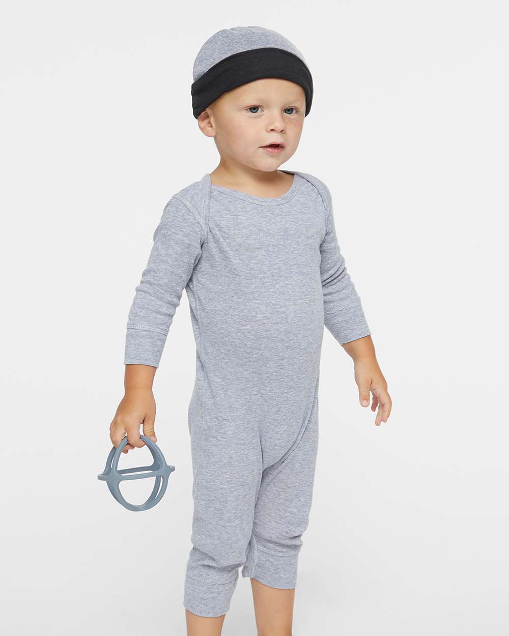 Rabbit Skins-4412-Infant Long Legged Baby Rib Bodysuit - Image 9
