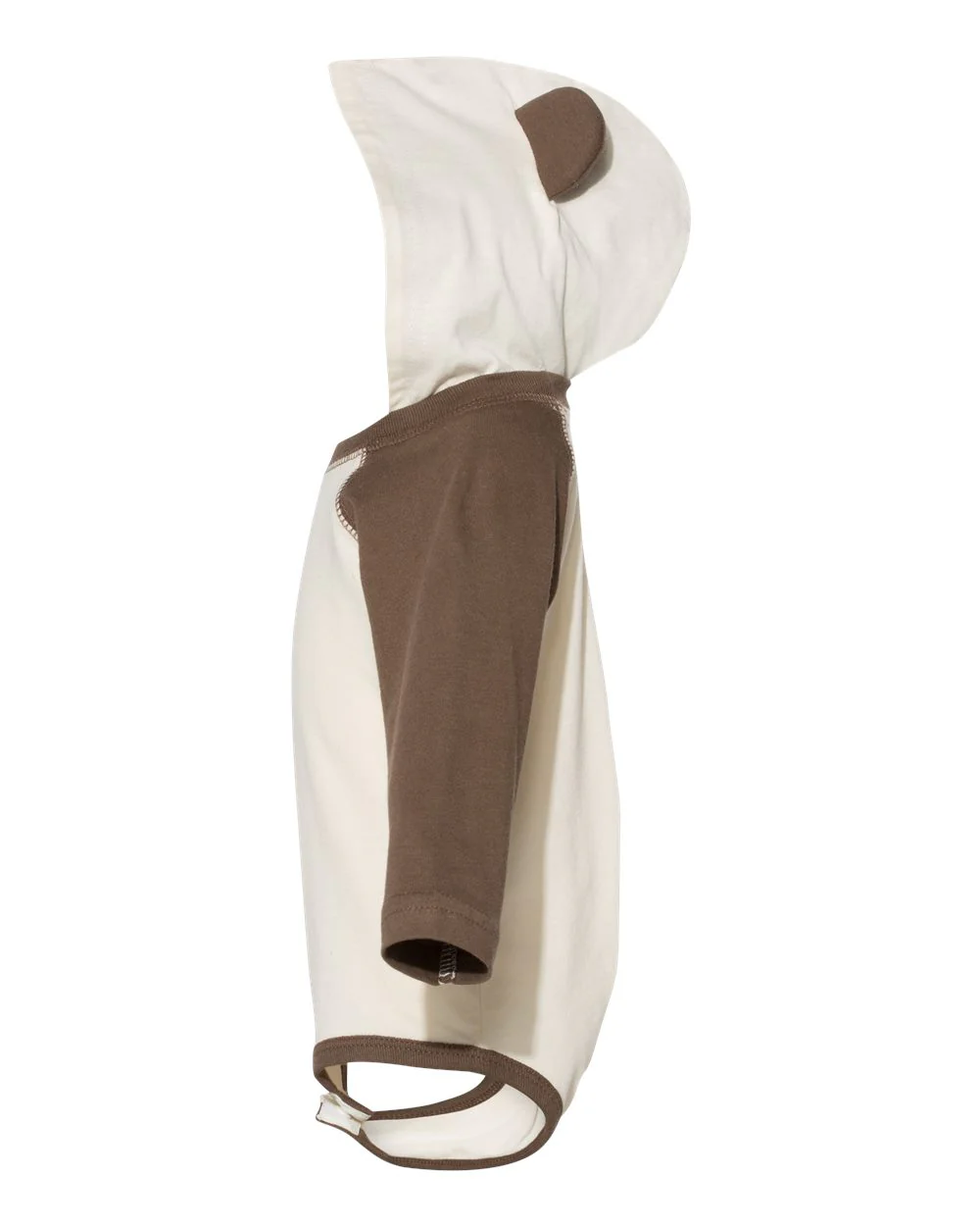Rabbit Skins-4418-Fine Jersey Infant Character Hooded Long Sleeve Bodysuit with Ears - Image 10