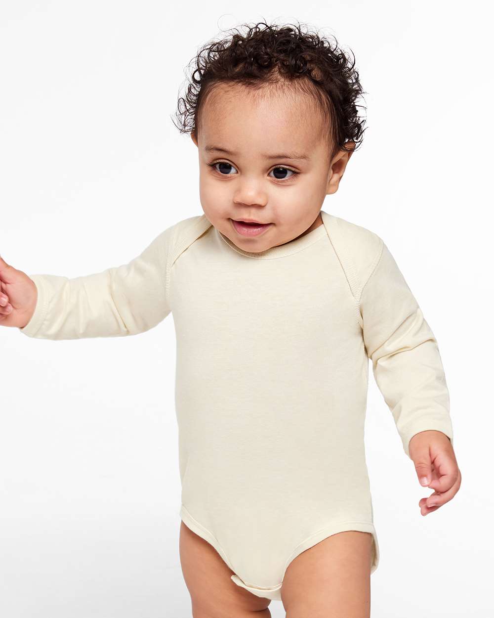 Rabbit Skins-4421-Infant Fine Jersey Long Sleeve Bodysuit - Image 19
