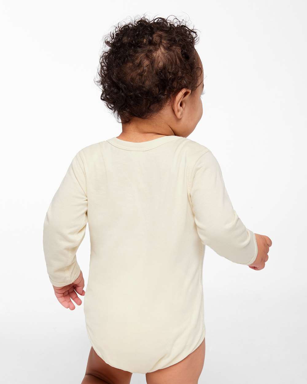 Rabbit Skins-4421-Infant Fine Jersey Long Sleeve Bodysuit - Image 21