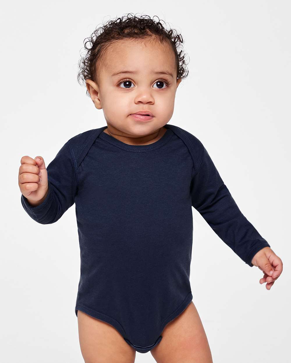 Rabbit Skins-4421-Infant Fine Jersey Long Sleeve Bodysuit - Image 25