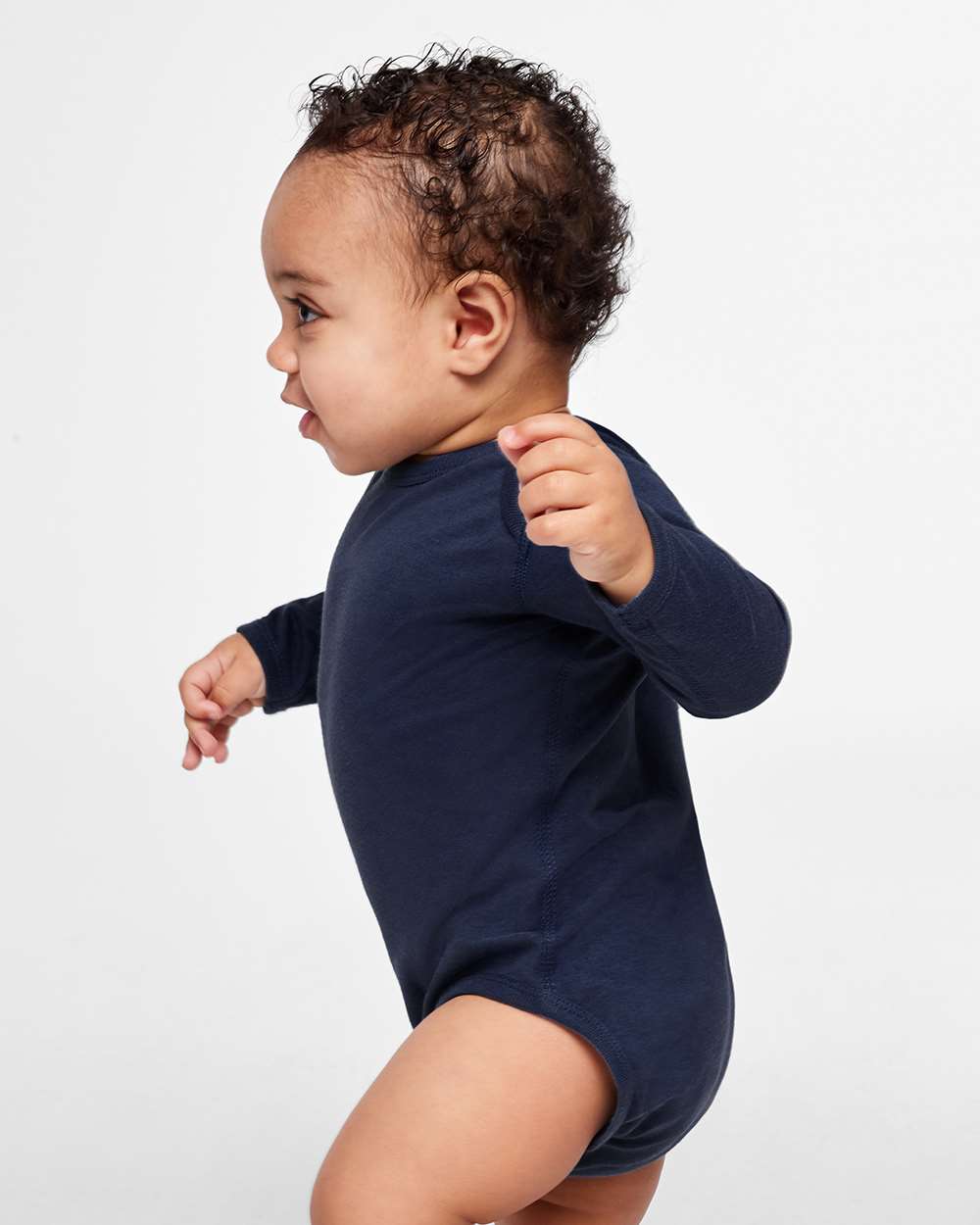 Rabbit Skins-4421-Infant Fine Jersey Long Sleeve Bodysuit - Image 26