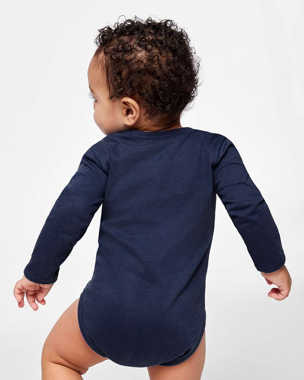 Rabbit Skins-4421-Infant Fine Jersey Long Sleeve Bodysuit - Image 27