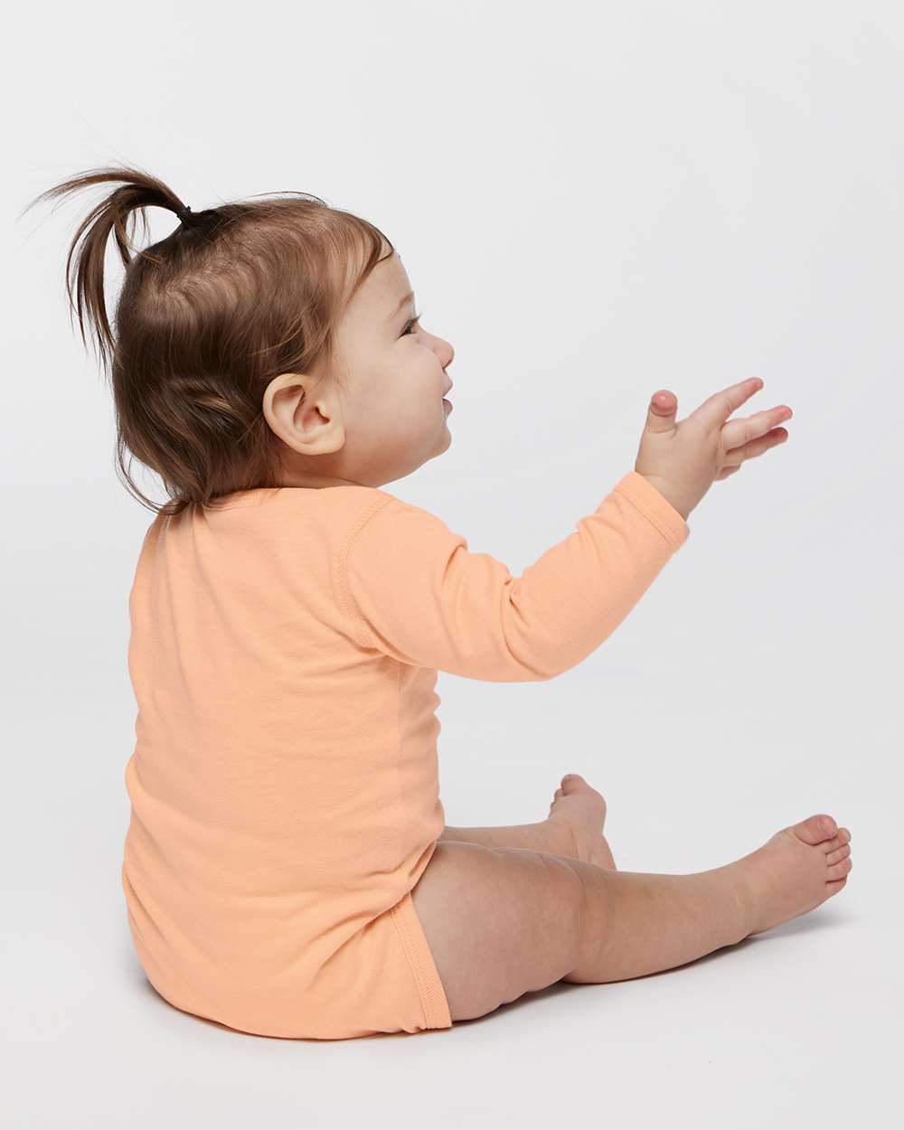 Rabbit Skins-4421-Infant Fine Jersey Long Sleeve Bodysuit - Image 33