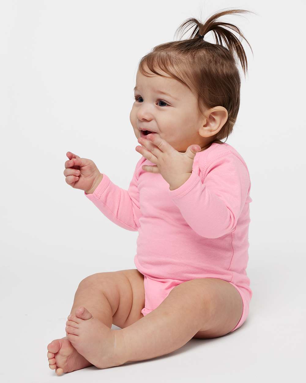 Rabbit Skins-4421-Infant Fine Jersey Long Sleeve Bodysuit - Image 38