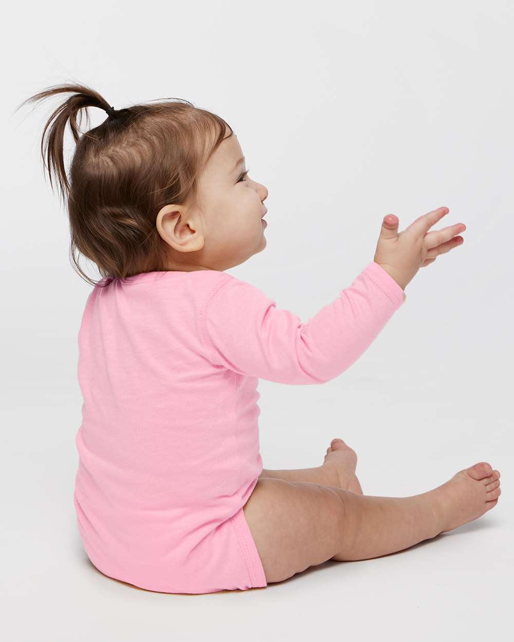 Rabbit Skins-4421-Infant Fine Jersey Long Sleeve Bodysuit - Image 39
