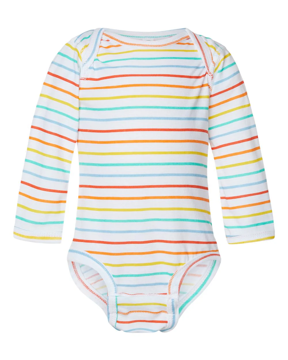 Rabbit Skins-4421-Infant Fine Jersey Long Sleeve Bodysuit - Image 40