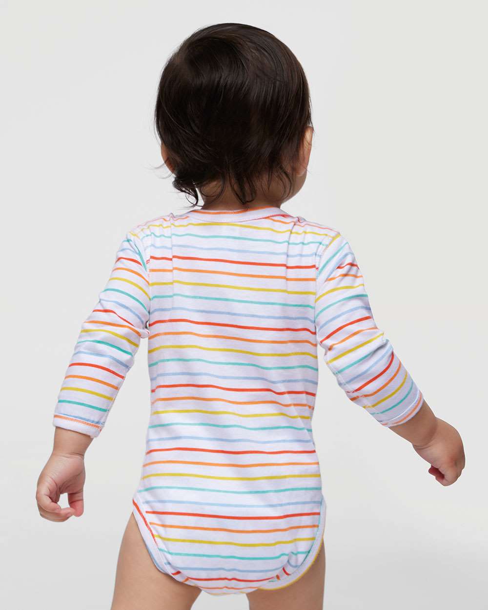 Rabbit Skins-4421-Infant Fine Jersey Long Sleeve Bodysuit - Image 45