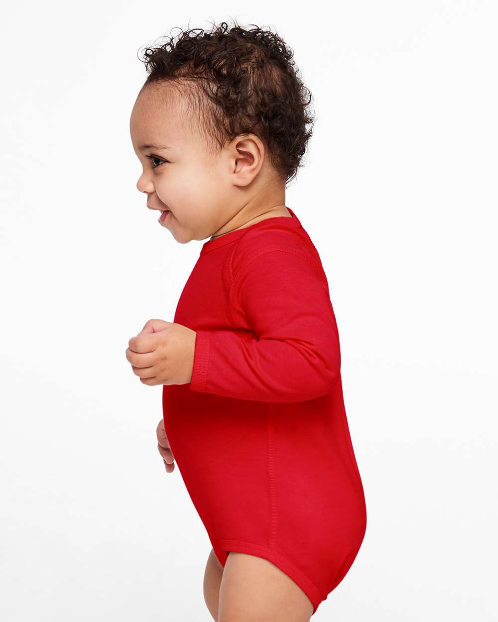 Rabbit Skins-4421-Infant Fine Jersey Long Sleeve Bodysuit - Image 50