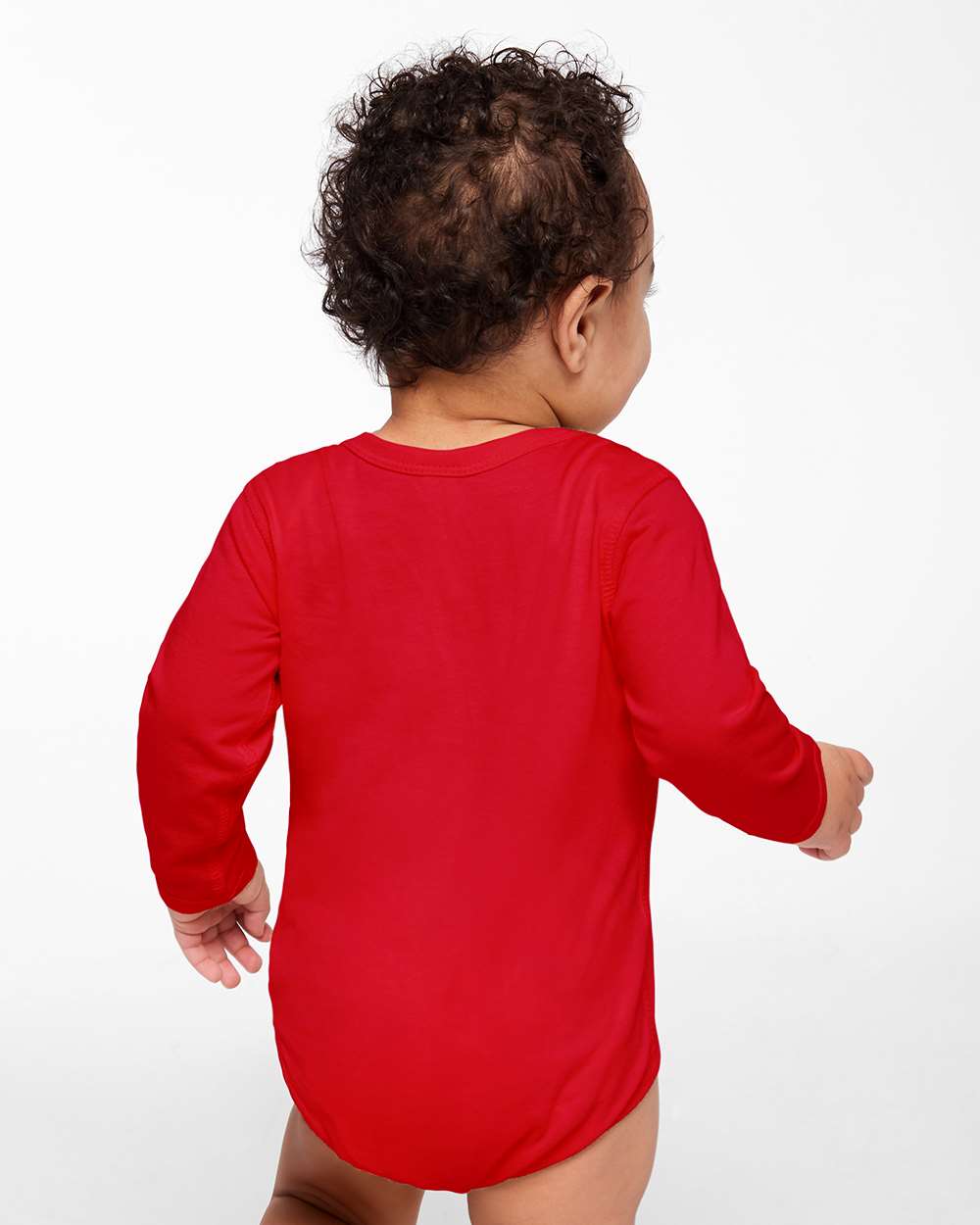 Rabbit Skins-4421-Infant Fine Jersey Long Sleeve Bodysuit - Image 51