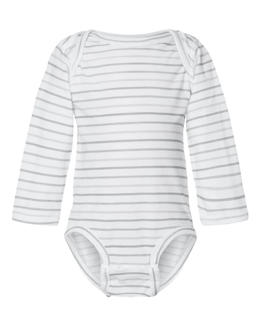 Rabbit Skins-4421-Infant Fine Jersey Long Sleeve Bodysuit - Image 52