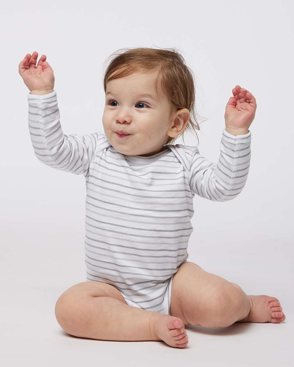 Rabbit Skins-4421-Infant Fine Jersey Long Sleeve Bodysuit - Image 55