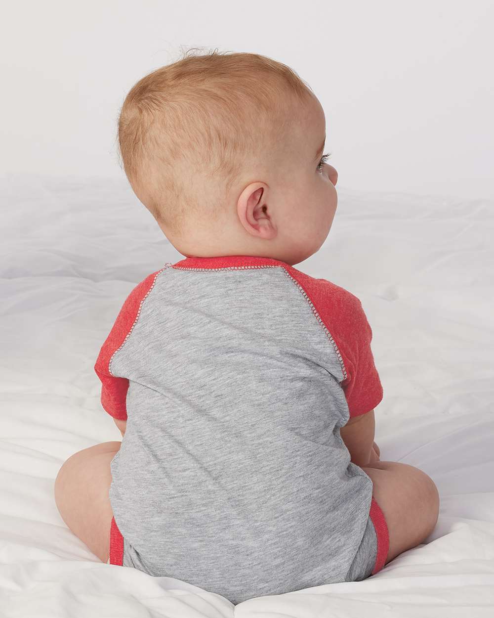 Rabbit Skins-4430-Infant Baseball Fine Jersey Bodysuit - Image 10