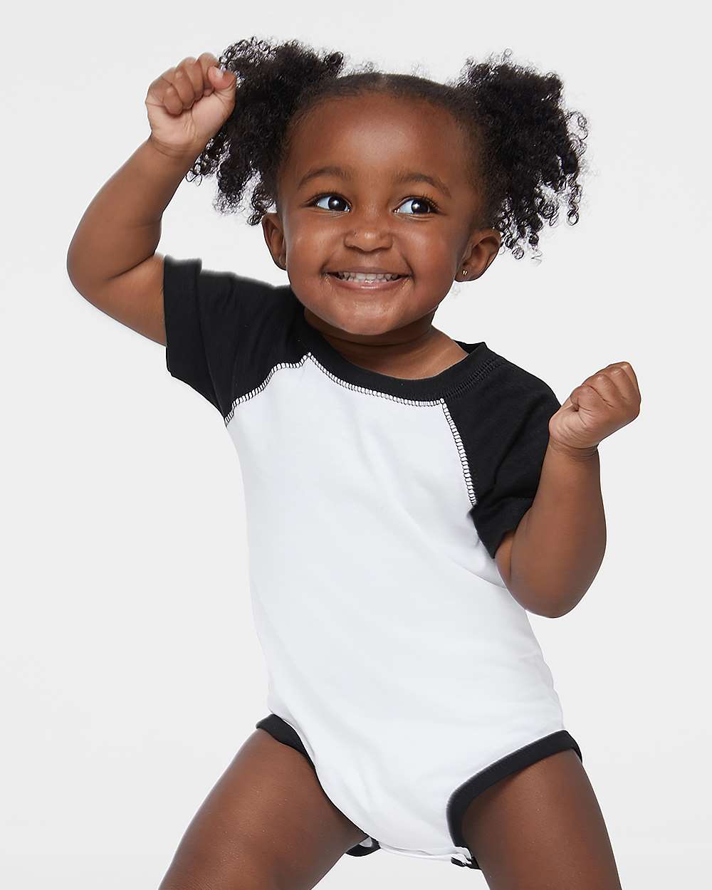 Rabbit Skins-4430-Infant Baseball Fine Jersey Bodysuit - Image 26