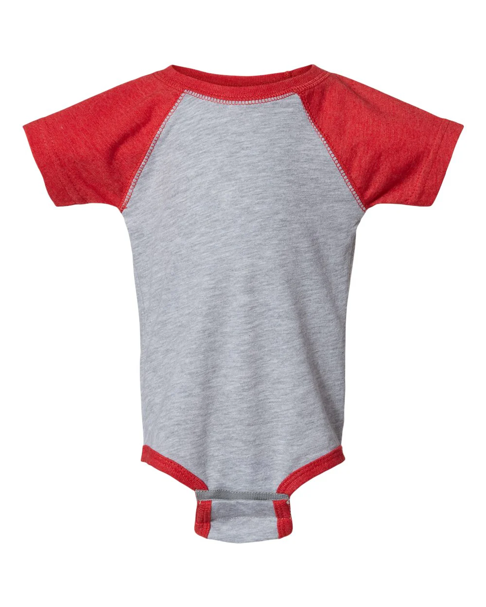 Rabbit Skins-4430-Infant Baseball Fine Jersey Bodysuit - Image 5
