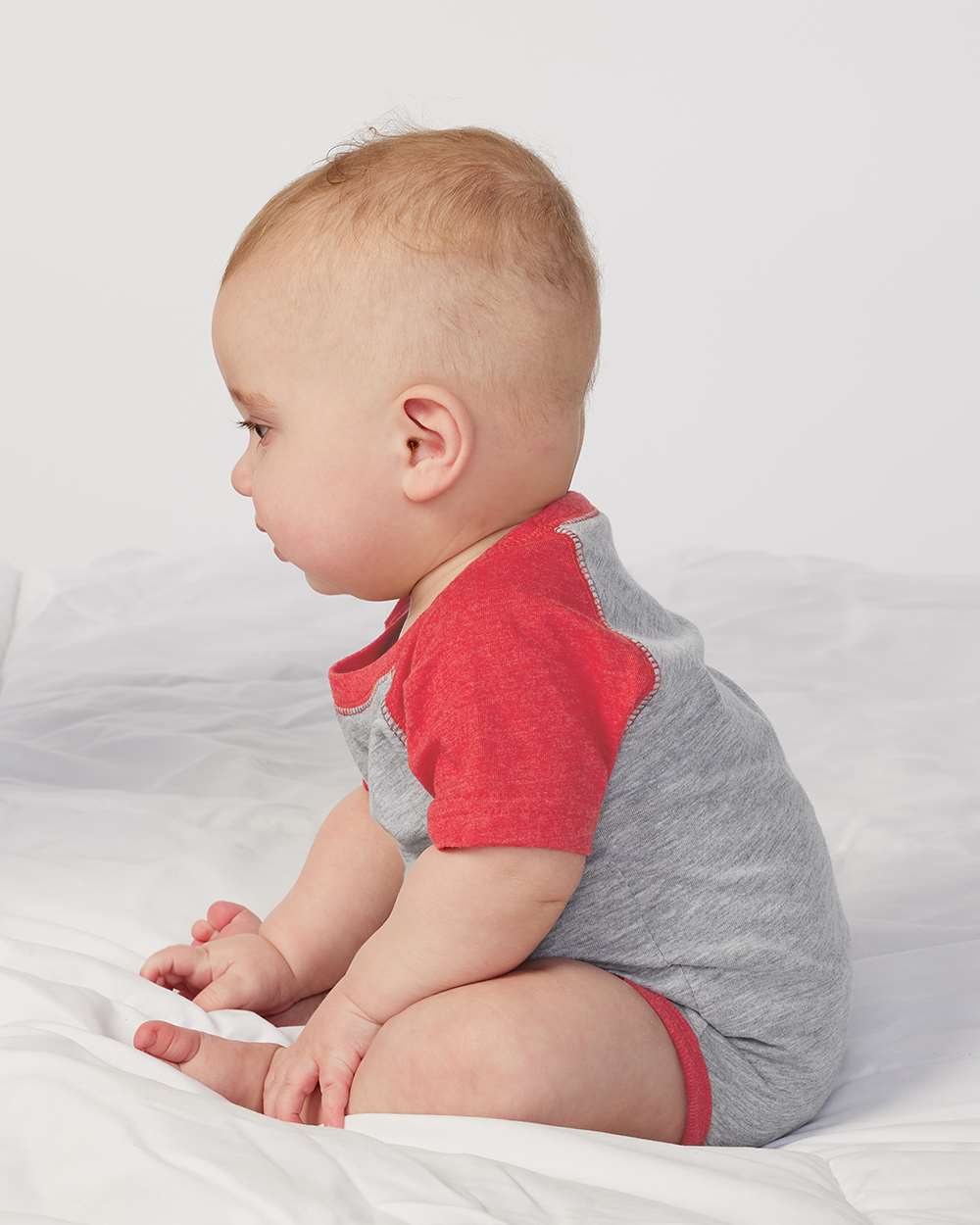 Rabbit Skins-4430-Infant Baseball Fine Jersey Bodysuit - Image 9