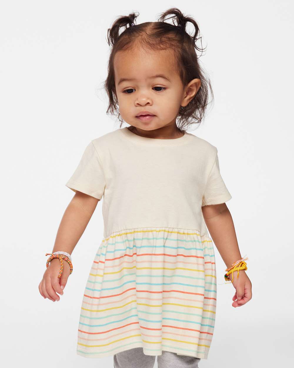 Rabbit Skins-5330-Infant Fine Jersey Dress - Image 4