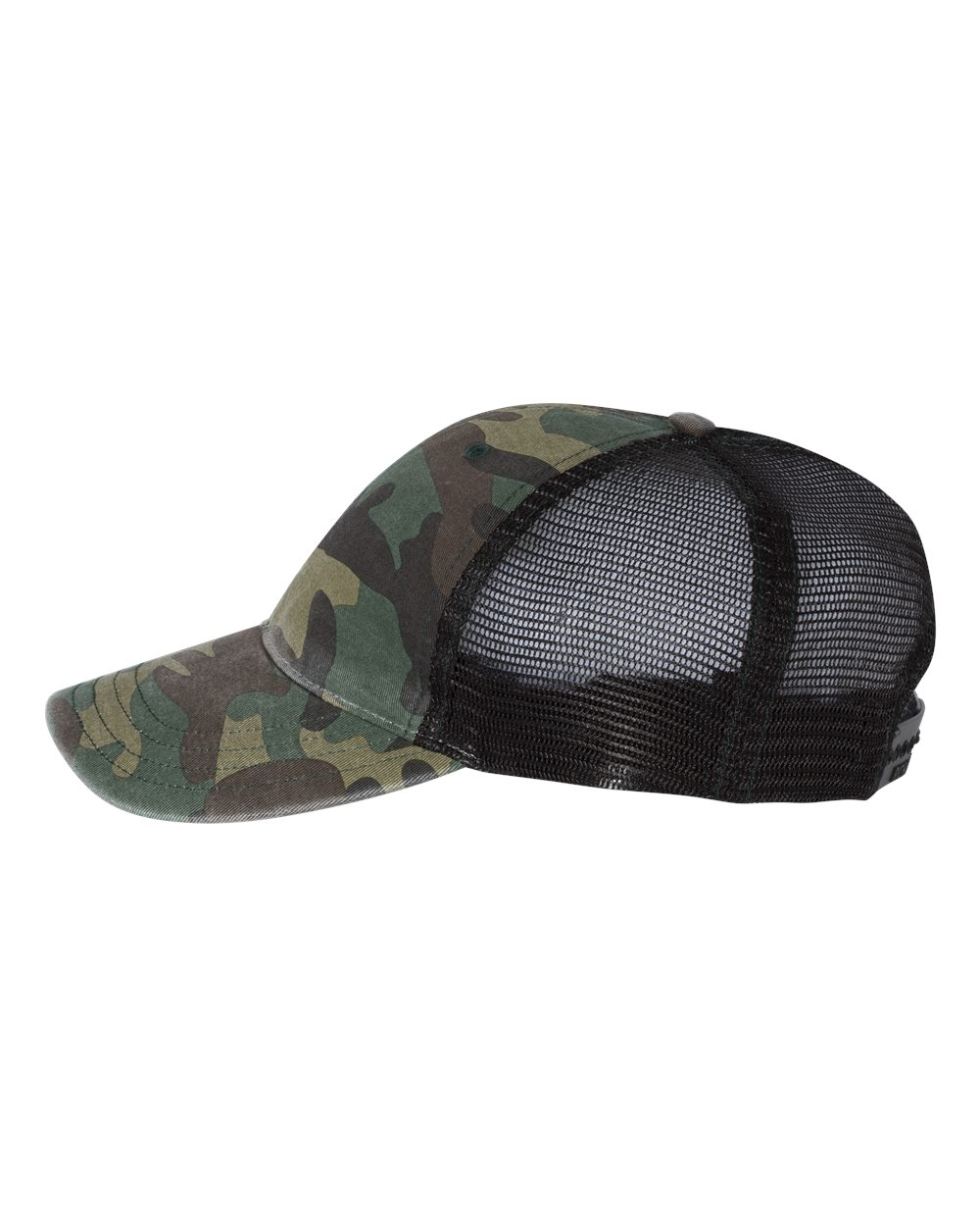 Richardson-111P-Garment Washed Printed Trucker Cap - Image 3