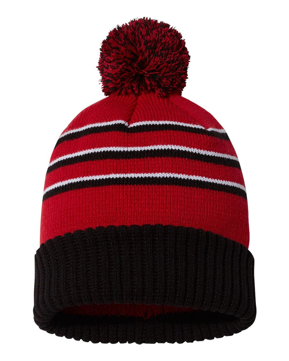 Richardson-134-Pom Cuffed Beanie - Image 3